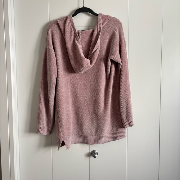 3/$25 Garage Pink Women's Chenille Sweater - Picture 3 of 4